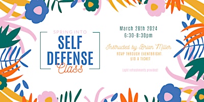 Spring into Self Defense Class primary image