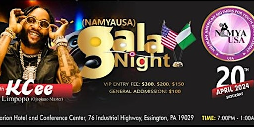 Primaire afbeelding van NamyaUSA Annual Gala/ KCee Live Concert