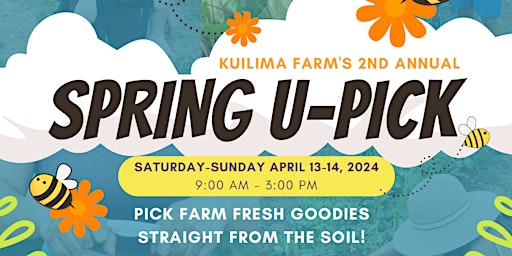 Imagem principal do evento Kuilima Farm Spring U-Pick, 2024