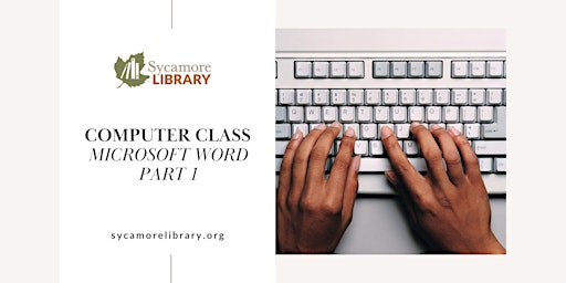 Computer Classes: Microsoft Word Part 1. primary image