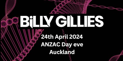 Billy Gillies in Auckland - The night before ANZAC Day primary image