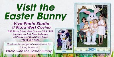 Easter Bunny Photos 2024  at  Plaza West Covina Mall primary image