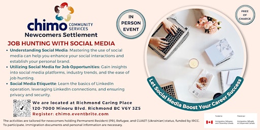 Imagem principal do evento Job Hunting With Social Media