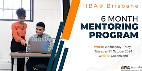 IIBA® Brisbane 2024 Mentoring Program primary image