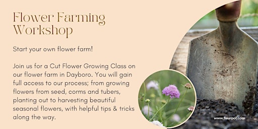 Imagem principal de Beginners Flower Farm Class