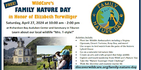 WildCare's Free Family Nature Day