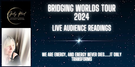Image principale de Bridging Worlds Tour Live Audience Readings With Psychic Medium Jody Reid