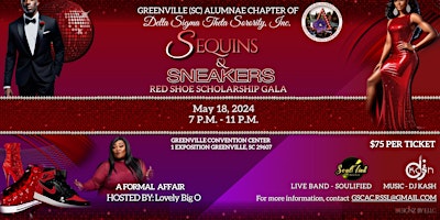 Imagem principal do evento Sequins and Sneakers  Red Shoe Scholarship Gala