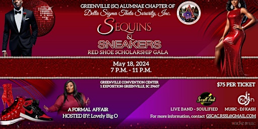 Primaire afbeelding van Sequins and Sneakers  Red Shoe Scholarship Gala