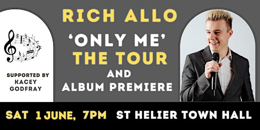 Imagem principal de Rich Allo -  Only Me -Album Launch, supported by Kacey Godfray