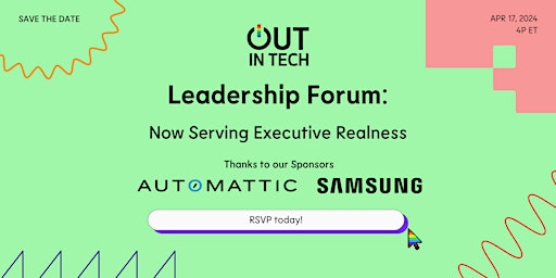 Out in Tech | Leadership Forum  primärbild