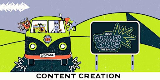 Imagem principal do evento Content Creation | Ages 8-14 | July 23-26 | 1 PM-4 PM