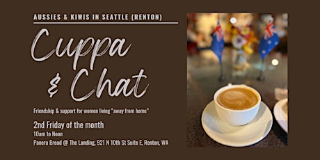 Aussies & Kiwis in Seattle - Cuppa and Chat (Renton)