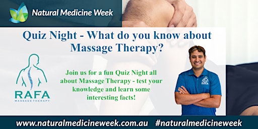 Primaire afbeelding van Quiz Night - What do you know about Massage Therapy?