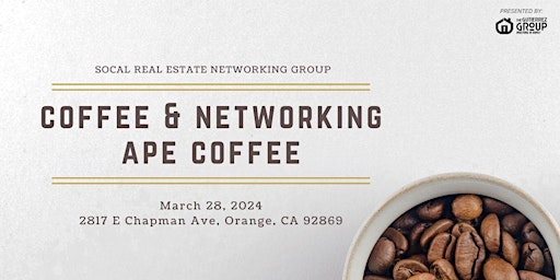 Imagen principal de Coffee & Networking @ APE COFFEE