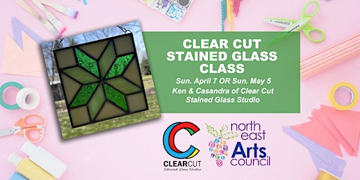 Immagine principale di Stained Glass Class with Clear Cut Stained Glass Studio 4/7 