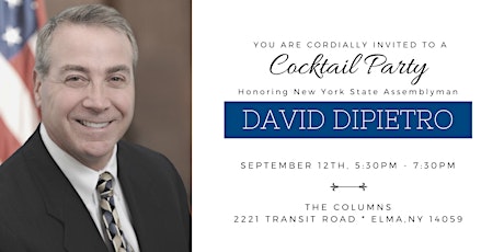 Cocktail Party Honoring NYS Assemblyman David DiPietro primary image