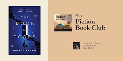 Imagem principal do evento May Fiction Book Club: The Book of Doors by Gareth Brown