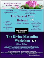 The Sacred Yoni Retreat & The Divine Masculine Workshop primary image