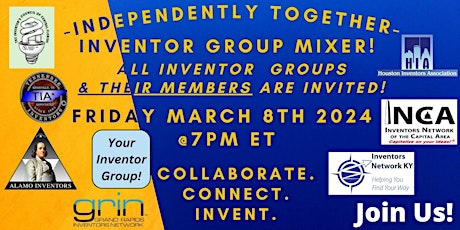 Special Group Mixer Edition INVENTOR FRIDAY LIVE Mar 8th primary image