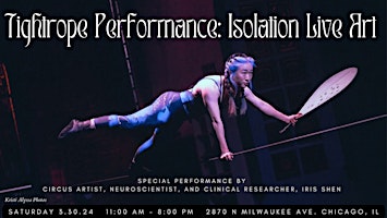 Primaire afbeelding van Tightrope Performance: Isolation Live Art