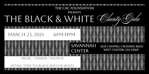 The CAC Foundation Presents The Black & White Formal Charity Gala primary image