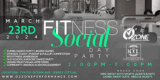 Imagem principal do evento FITNESS  SOCIAL DAY PARTY