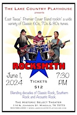 Rocksmith!  Live Oldies Band (60'a thru 80's) at the Historic Select Theater!!