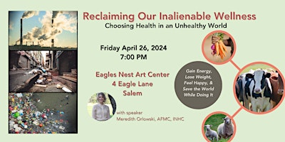 Reclaiming Your Inalienable Wellness: Gain Energy, Lose Weight, Feel Happy primary image