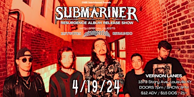 Hauptbild für Submariner - Resurgence Album Release Show