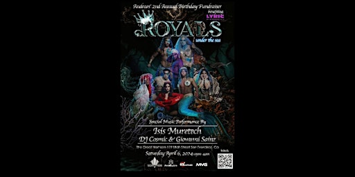 Imagen principal de Royals - Under the Sea - Andreas 2nd Annual Birthday Fundraiser