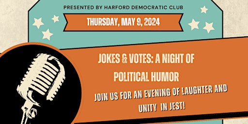 Imagem principal do evento "Jokes & Votes: A Night of Political Humor"