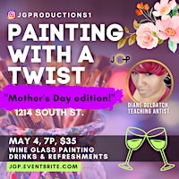 Imagem principal do evento PAINTING WITH A TWIST / WINE GLASS PAINTING