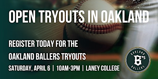 Open Tryouts in Oakland primary image
