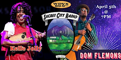 Imagen principal de The Secret City Radio Show - Featuring  Dom Flemons & Kelle Jolly