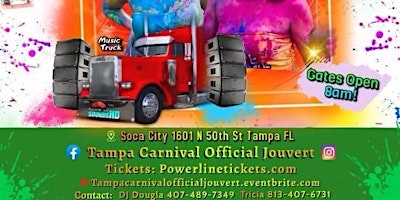 Primaire afbeelding van Tampa Official Carnival  J'ouvert 2024