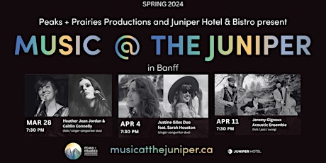 MUSIC @ THE JUNIPER in Banff | Live Music, Dinner, Drinks primary image