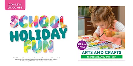 School Holidays - Arts & Crafts primary image