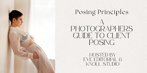 Imagem principal do evento Posing Principles: A Photographer’s Guide to Client Posing