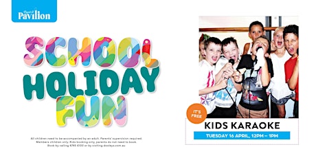 School Holiday - Kids Karaoke primary image
