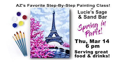 "Paris in Spring” Paint & Sip Party! primary image