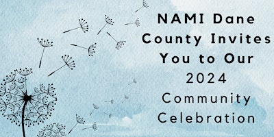 Imagem principal do evento NAMI Dane County Community Celebration