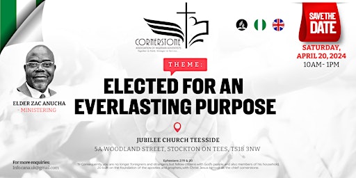 Primaire afbeelding van Cornerstone Day of Fellowship for Nigerian 7th Day Adventists