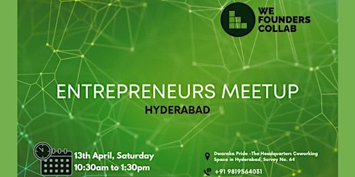Hauptbild für Entrepreneurs Meetup by We Founders Collab