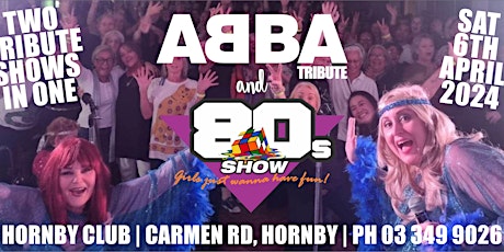 DnD Showband ABBA & The 80's Show at the Hornby Club