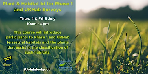 Imagem principal do evento Plant & Habitat ID for Phase 1 & UKHab Surveys  (2 days)