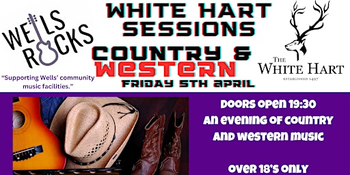 Primaire afbeelding van WHITE HART SESSIONS - COUNTRY & WESTERN