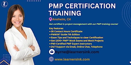 4 Day PMP Classroom Training Course in Anaheim, CA