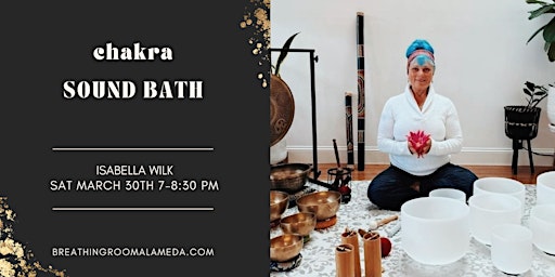 Imagem principal do evento Chakra Soundbath – IN PERSON