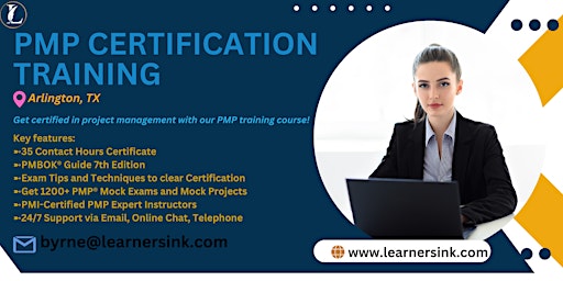 Hauptbild für 4 Day PMP Classroom Training Course in Arlington, TX